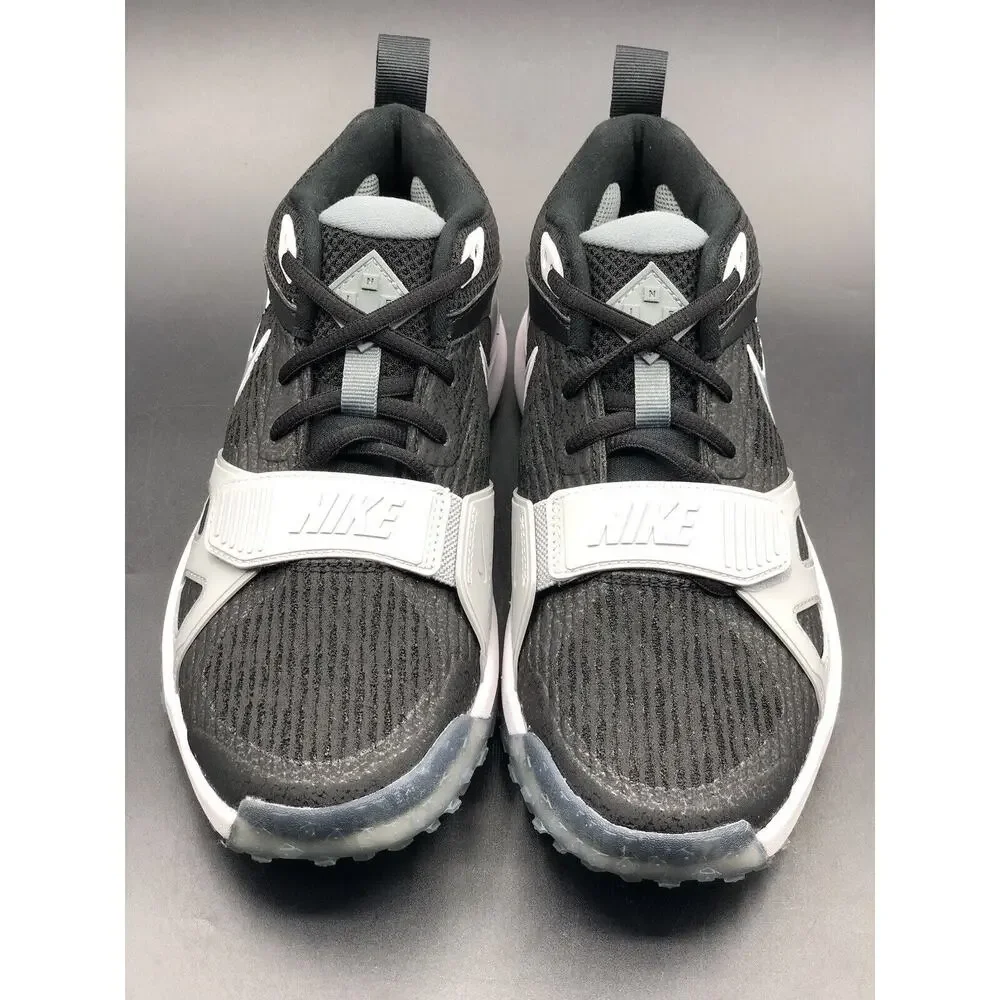 🔥SZ 7 Nike Air Zoom Diamond Elite Turf Black Grey DZ0503-001 Men's